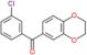 (3-chlorophenyl)(2,3-dihydro-1,4-benzodioxin-6-yl)methanone