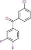 (3-chlorophenyl)(3,4-difluorophenyl)methanone