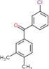 (3-chlorophenyl)(3,4-dimethylphenyl)methanone