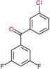 (3-chlorophenyl)(3,5-difluorophenyl)methanone