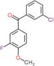 (3-chlorophenyl)(3-fluoro-4-methoxyphenyl)methanone