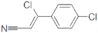 3-chloro-3-(4-chlorophenyl)acrylonitrile
