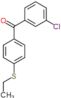 (3-chlorophenyl)[4-(ethylsulfanyl)phenyl]methanone