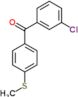 (3-chlorophenyl)[4-(methylsulfanyl)phenyl]methanone