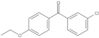 (3-Chlorophenyl)(4-ethoxyphenyl)methanone