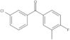 Methanone, (3-chlorophenyl)(4-fluoro-3-methylphenyl)-