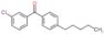 (3-chlorophenyl)-(4-pentylphenyl)methanone