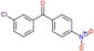 (3-chlorophenyl)-(4-nitrophenyl)methanone