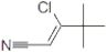 3-chloro-4,4-dimethylpent-2-enenitrile