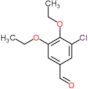 3-chloro-4,5-diethoxybenzaldehyde