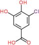 3-chloro-4,5-dihydroxybenzoic acid