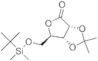 5-O-(T-butyldime.silyl)-2,3-O-isoprop.-D-ribonic ac. G-lact