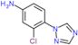 3-chloro-4-(1H-1,2,4-triazol-1-yl)aniline