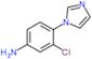 3-chloro-4-(1H-imidazol-1-yl)aniline
