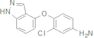 Benzenamine, 3-chloro-4-(1H-indazol-4-yloxy)-