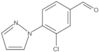 3-Chloro-4-(1H-pyrazol-1-yl)benzaldehyde