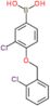 {3-chloro-4-[(2-chlorobenzyl)oxy]phenyl}boronic acid