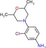 3-chloro-4-(2,6-dimethylmorpholin-4-yl)aniline