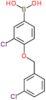 {3-chloro-4-[(3-chlorobenzyl)oxy]phenyl}boronic acid