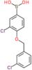 B-[3-Chloro-4-[(3-chlorophenyl)methoxy]phenyl]boronic acid