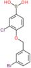 {4-[(3-bromobenzyl)oxy]-3-chlorophenyl}boronic acid