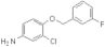 3-Chloro-4-[(3-fluorophenyl)methoxy]benzenamine