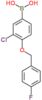 {3-chloro-4-[(4-fluorobenzyl)oxy]phenyl}boronic acid