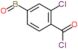 2-chloro-4-oxoboranyl-benzoyl chloride