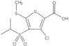 3-chloro-4-(isopropylsulfonyl)-5-(methylthio)thiophene-2-carboxylic acid