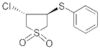 3-chloro-4-(phenylthio)tetrahydro-1H-1lambda~6~-thiophene-1,1-dione