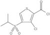 3-chloro-4-(isopropylsulfonyl)thiophene-2-carbonyl chloride