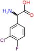 amino(3-chloro-4-fluorophenyl)acetic acid