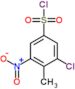 3-chloro-4-methyl-5-nitrobenzenesulfonyl chloride