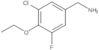 3-Chloro-4-ethoxy-5-fluorobenzenemethanamine