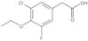 3-Chloro-4-ethoxy-5-fluorobenzeneacetic acid