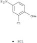 Benzenamine, 3-chloro-4-methoxy-, hydrochloride (1:1)