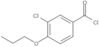 Benzoyl chloride, 3-chloro-4-propoxy-