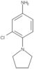 3-Chloro-4-(1-pyrrolidinyl)benzenamine