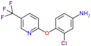3-chloro-4-{[5-(trifluoromethyl)pyridin-2-yl]oxy}aniline