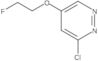 3-Chloro-5-(2-fluoroethoxy)pyridazine