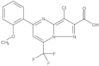 3-Chloro-5-(2-methoxyphenyl)-7-(trifluoromethyl)pyrazolo[1,5-a]pyrimidine-2-carboxylic acid