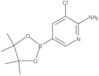 3-Chloro-5-(4,4,5,5-tetramethyl-1,3,2-dioxaborolan-2-yl)-2-pyridinamine