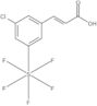 Sulfate(1-), [3-(2-carboxylatoethenyl)-5-chlorophenyl]pentafluoro-, hydrogen (1:1), (OC-6-21)-
