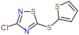 3-chloro-5-(thiophen-2-ylsulfanyl)-1,2,4-thiadiazole