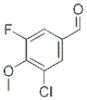 3-CHLORO-5-FLUORO-4-METHOXYBENZALDEHYDE
