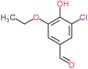 3-chloro-5-ethoxy-4-hydroxybenzaldehyde