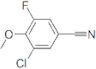 3-Chloro-5-fluoro-4-methoxybenzonitrile