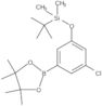 2-[3-Chloro-5-[[(1,1-dimethylethyl)dimethylsilyl]oxy]phenyl]-4,4,5,5-tetramethyl-1,3,2-dioxaborola…