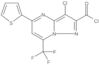 3-Chloro-5-(2-thienyl)-7-(trifluoromethyl)pyrazolo[1,5-a]pyrimidine-2-carbonyl chloride