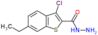 3-chloro-6-ethyl-1-benzothiophene-2-carbohydrazide